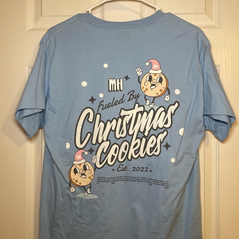 MUSCLEHOODIES FUELED BY CHRISTMAS COOKIES - TEE